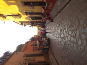 san miguel de allende, street scene, sunset, mexico sunset, sunset in san miguel